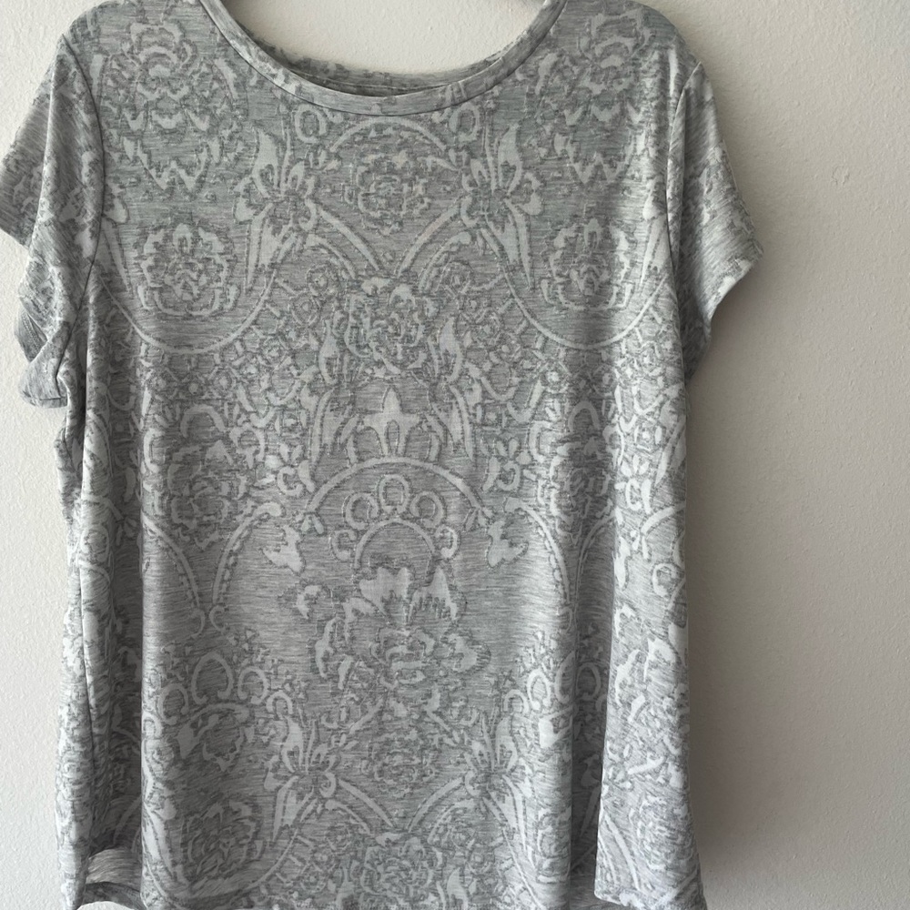 Simply Vera Wang Short Sleeve Top XXL